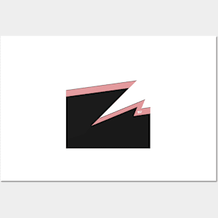 FLASH #pink #black #minimal #art #design #kirovair #buyart #decor #home Posters and Art